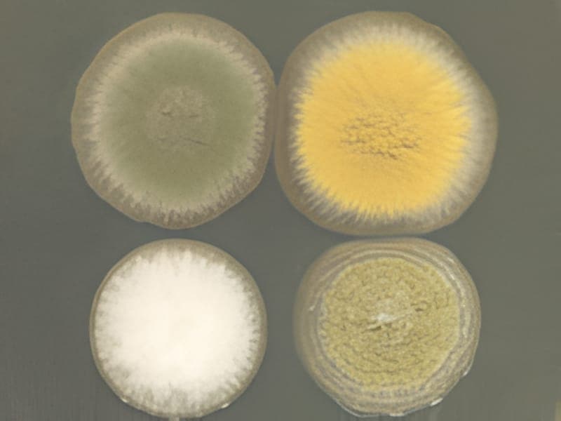 Aspergillus spp. mould sample identified in the laboratory